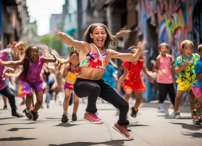 跑步街舞儿童 - 儿童街舞教学 基本舞步