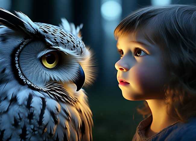 儿童故事猫头鹰的眼睛 猫头鹰的眼睛的故事