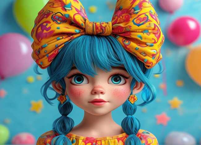 女孩发型儿童、女孩发型儿童画