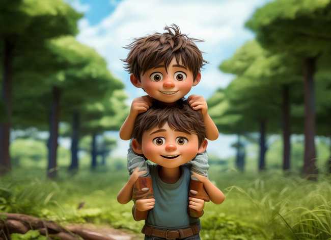 他是我弟兄儿童绘本故事；他是我兄弟小说