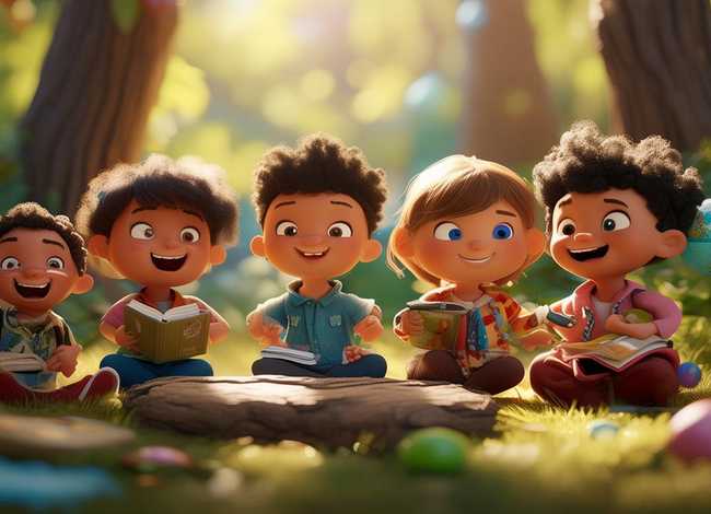 儿童故事四人分角色有教育意义 - 四人分角色幼儿故事