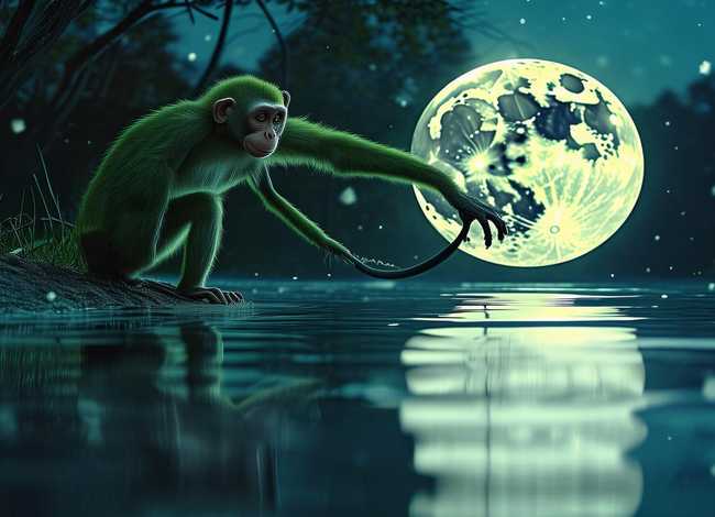 猴子捞月故事简单（猴子捞月故事简单20）