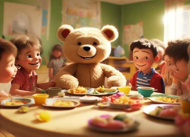 小熊请客幼儿故事原文，小熊请客故事视频 幼儿园