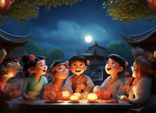 中秋节的儿童古诗 中秋节少儿古诗
