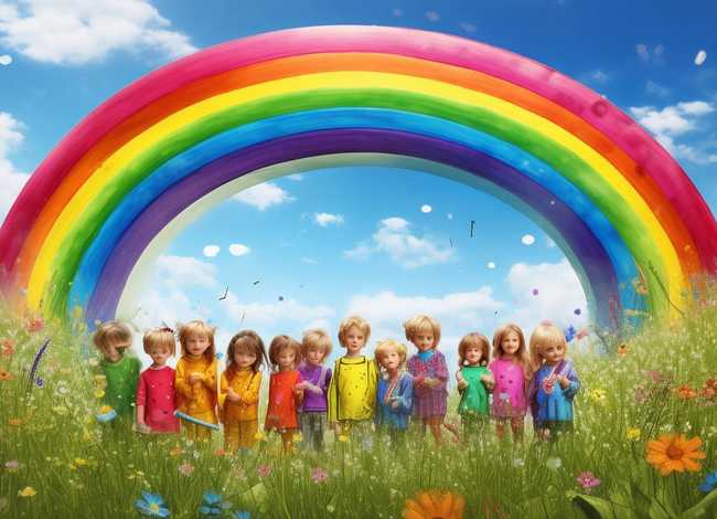 儿童故事彩虹的故事 - 彩虹的故事幼儿故事