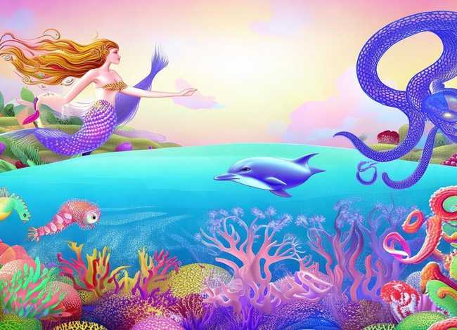 海洋世界画童话故事 海洋世界绘画故事