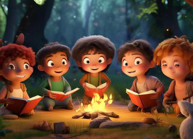 儿童故事四人组 四个人的幼儿故事