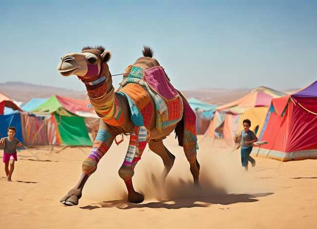 儿童故事精选骆驼抢帐篷，骆驼抢帐篷的故事