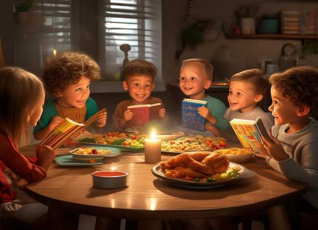 儿童晚餐故事书 晚餐的故事