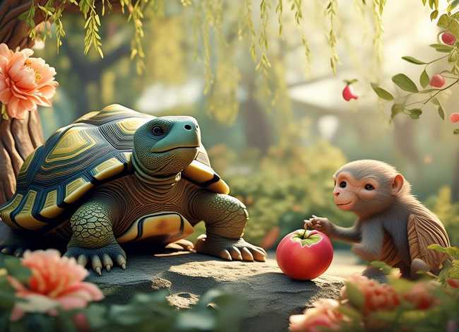 古代寓言配画，中国古代寓言故事的配画