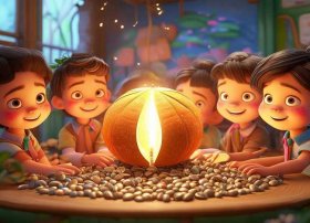 儿童动画石榴故事；幼儿园石榴的课程故事