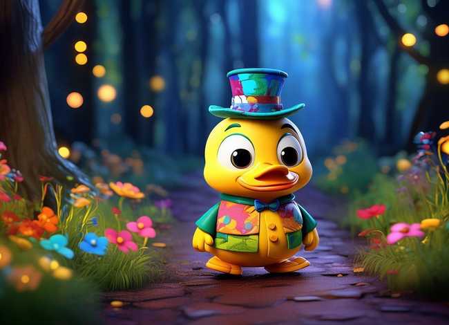 小丑鸭子儿童版的童话故事、小丑鸭子的故事作文