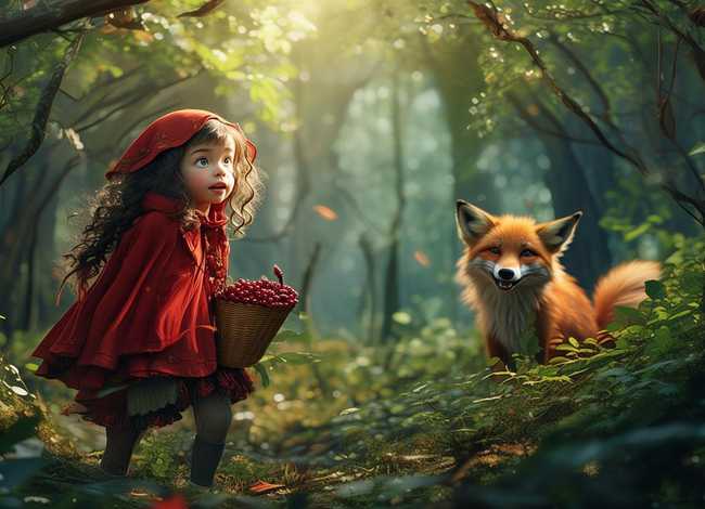 中文童话故事音频；小红帽故事童话音频