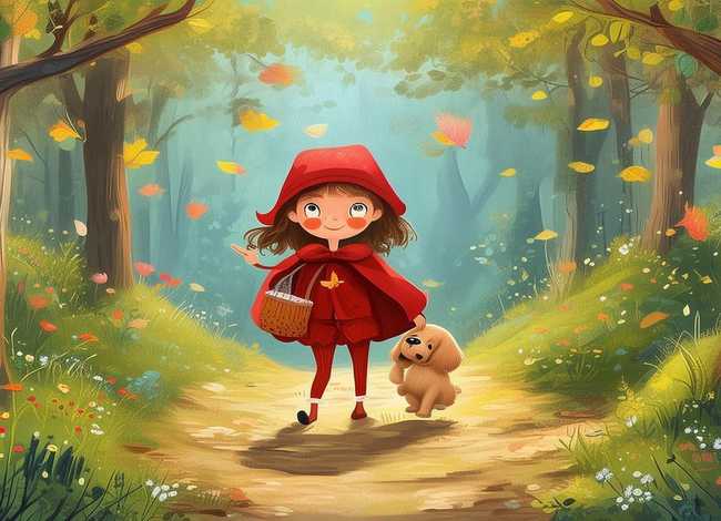 儿童故事小红帽文字版 - 幼儿故事小红帽的故事文字