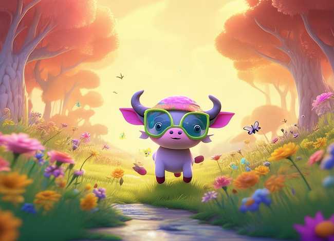 牛小牛的童话世界绘本故事，小小牛的故事