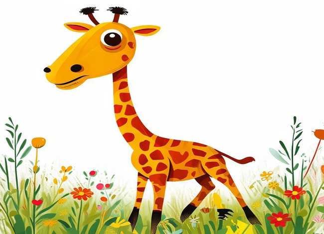 长颈鹿儿童简笔画,长颈鹿儿童简笔画3-6岁 长颈鹿儿童简笔画,长颈鹿儿童简笔画3-6岁