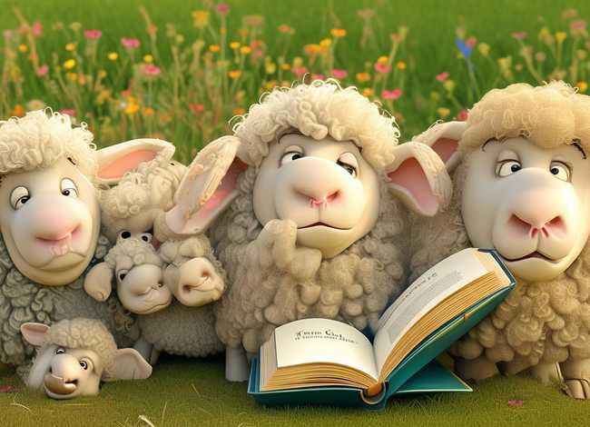 儿童故事《聪明的羊》，聪明的小羊绘本故事
