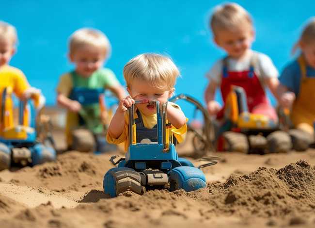 挖土机幼儿视频，幼儿挖土机视频大全集