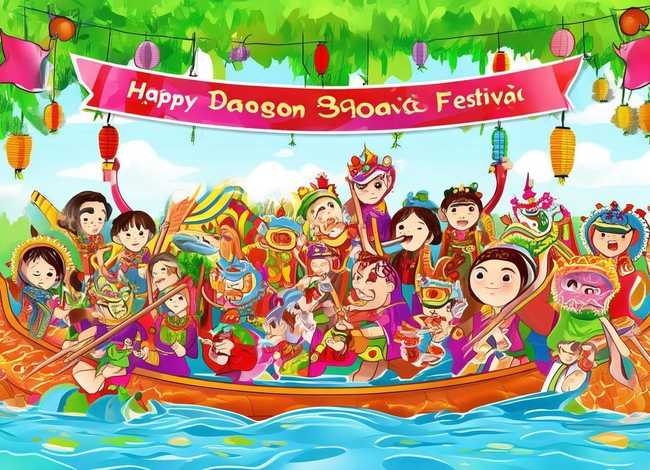 儿童端午节海报，儿童端午节海报素材