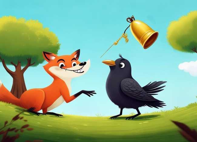 儿童故事狐狸和乌鸦故事配乐，狐狸和乌鸦故事趣味配乐