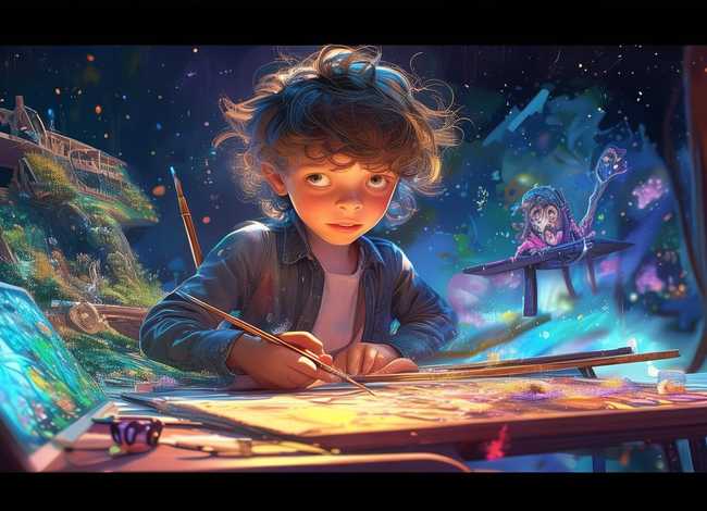 画画故事视频，绘画故事视频