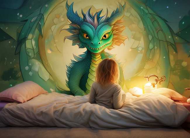 儿童睡前故事龙的故事 - 跟龙有关的睡前故事