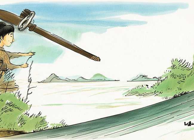 刻舟求剑成语故事手抄报、刻舟求剑成语故事手抄报,简单