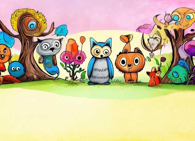 动物故事简笔画有主题（动物故事简笔画彩色）