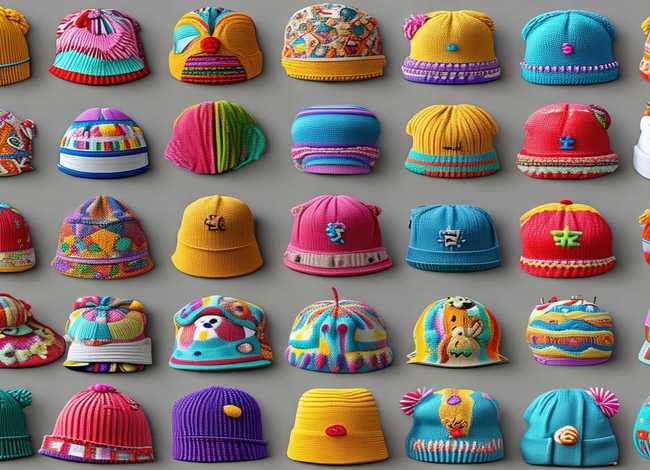 儿童帽子图片、儿童帽子图片大全2023新款