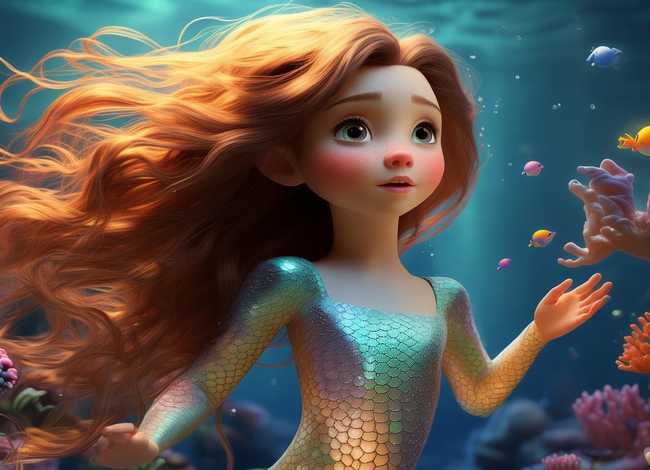 儿童美人鱼故事睡前绘本（少儿睡前故事美人鱼的故事）