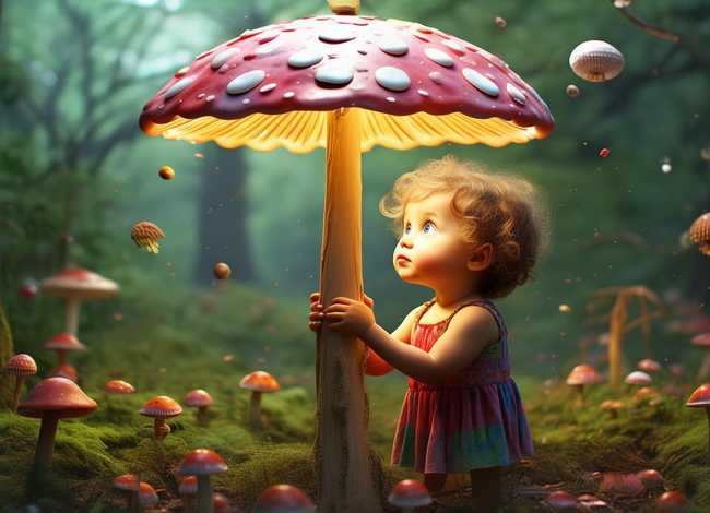 儿童故事蘑菇伞意思；蘑菇伞幼儿故事