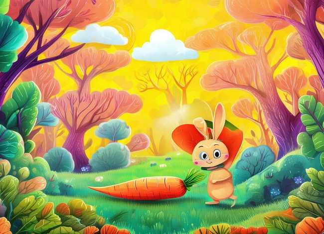 儿童图画故事素材图片 - 儿童图画绘本图片