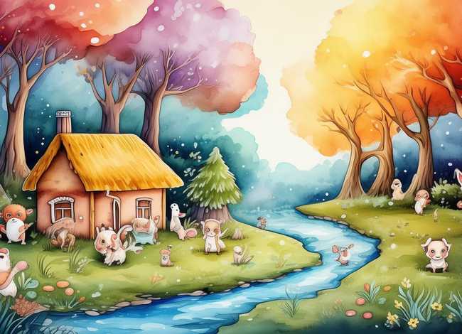 水彩故事绘本，水彩故事绘本推荐