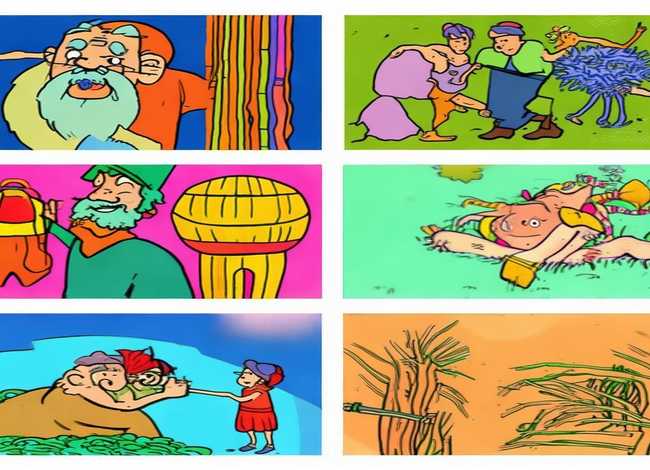 成语故事10幅简笔画有颜色 成语故事10幅简笔画有颜色怎么画