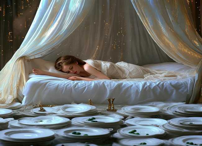 儿童故事豌豆公主安徒生童话 - 安徒生童话豌豆公主绘本