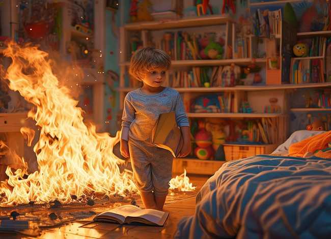 儿童故事着火了 幼儿火灾故事