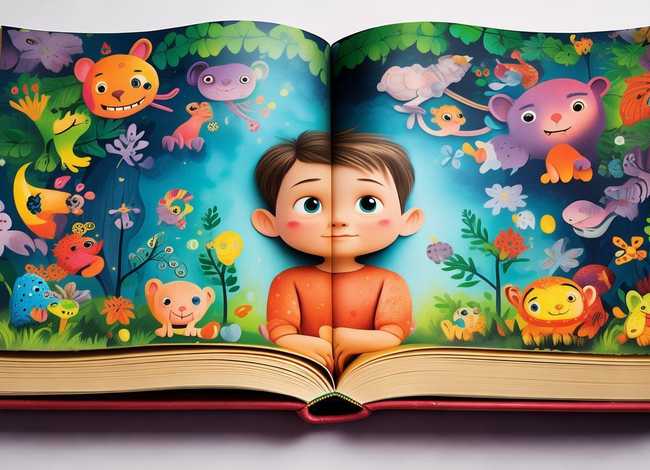暑期儿童彩绘故事书；幼儿彩绘故事