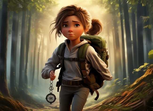 探险小女孩、探险女孩小雨 探险小女孩、探险女孩小雨