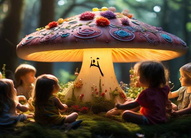 会说话的蘑菇儿童故事（会说话的绘本故事）