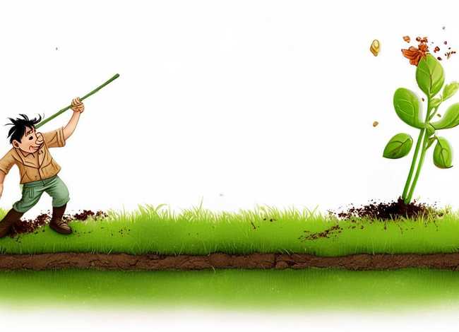 拔苗助长故事绘本图片 - 拔苗助长故事绘本图片简单 拔苗助长故事绘本图片 - 拔苗助长故事绘本图片简单