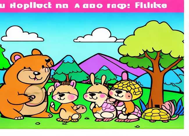 幼儿园涂色画有故事情节的,可打印的，幼儿园涂色画打印带彩色样图