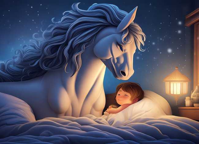 马的儿童睡前故事、关于马的睡前故事