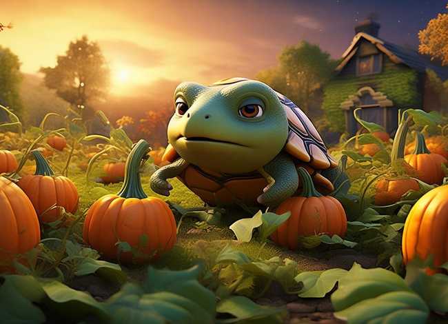 乌龟种南瓜的儿童故事；小乌龟种南瓜故事音频