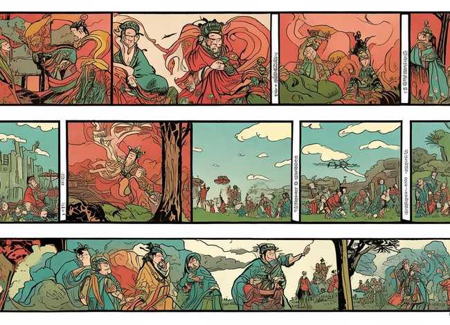 寓言故事连环画模板 寓言故事连环画模板打印