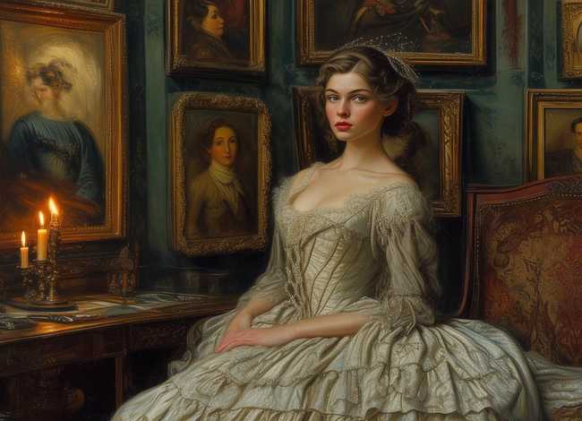 纹肖像故事（肖像画的故事）