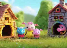 三只小猪儿童版故事；三只小猪故事原版