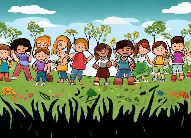 植树节儿童绘画 植树节儿童绘画作品