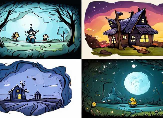 小故事简笔画四幅图，小故事简笔画四幅图怎么画