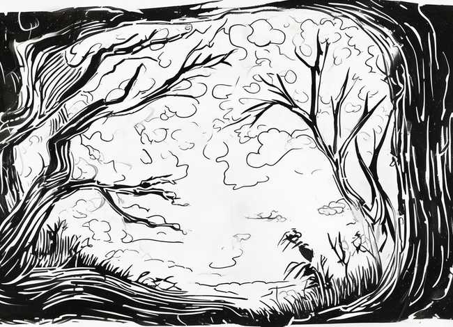 经典儿童故事连环画黑白 少儿故事连环画