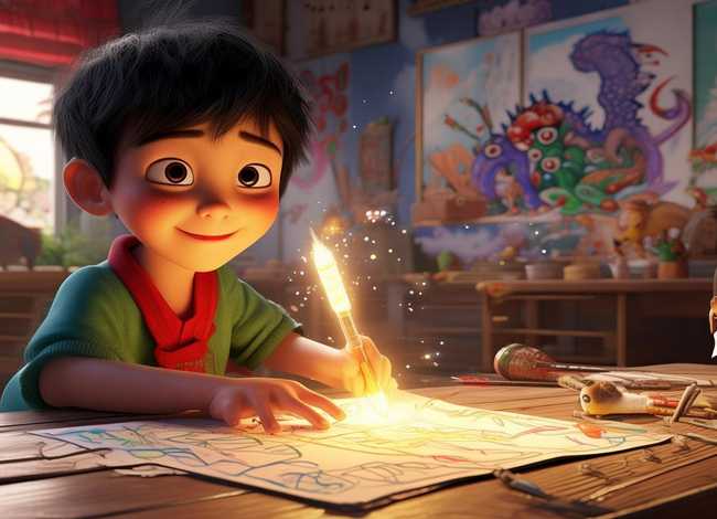 儿童神笔马良故事（神笔马良幼儿故事）